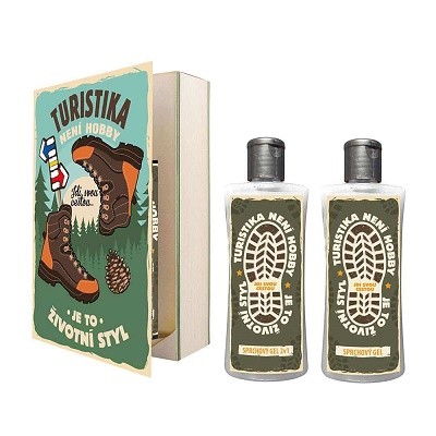 Kazeta Bohemia Gifts Kniha pro turisty/905625 - Kosmetika Pro muže Dárkové kazety